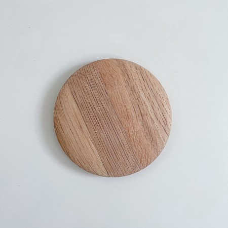 Dřevené víčko na cukřenku/hrnek s drážkou 10cm
