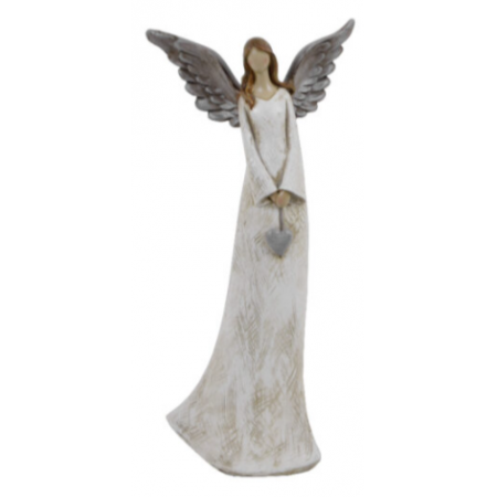 Figurka anděla se srdcem Israel heart A 26cm
